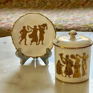 Hammersley Bone China Canister & Dish set